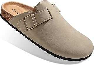 Comfort Clogs Slippers Sandals Nurse Work Shoes Unisex for Men Women with Cushioned Cork-Footbed