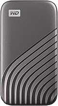 Western Digital 2TB My Passport SSD Portable External Solid State Drive, Gray, Sturdy and Blazing Fast, Password Protection with Hardware Encryption - WDBAGF0020BGY-WESN