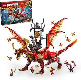 NINJAGO Source Dragon of Motion Adventure Toy for Kids, Ninja Playset for Independent Play with 6 Minifigures, Birthday Gift for Boys and Girls Ages 12 and Up, 71822