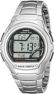 Men's WV58A-1AVCR Waveceptor Black Resin Band Digital Watch