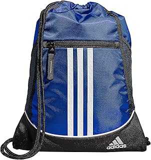 Alliance Sackpack, Drawstring Backpack, Lightweight Small Gym Bag for Women and Men, Team Royal Blue/Blue, One Size