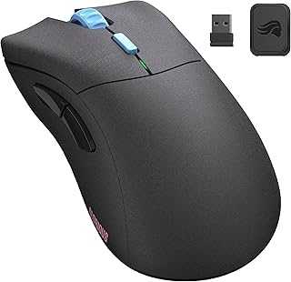 Model D Forge (Limited Edition) - Black Gaming Mouse Wireless, PC Gaming Accessories, Mouse Gamer, Superlight 58g, 6 Programmable Buttons, 80 hrs Battery Life, 19K Sensor, Rechargeable