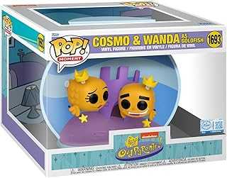 Pop Moment: Fairly Odd Parents - Cosmo and Wanda as Goldfish - Amazon Exclusive - Collectable Vinyl Figure - Gift Idea - Official Merchandise - Toys for Kids & Adults
