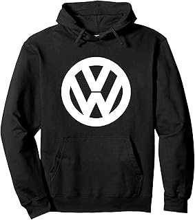 Classic White VW Logo Pullover Hoodie