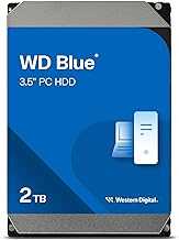 2TB WD Blue PC Internal Hard Drive - 7200 RPM Class, SATA 6 Gb/s, 256 MB Cache, 3.5" - WD20EZBX