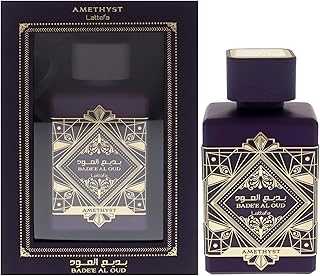 Bade'e Al Oud Amethyst - Floral, Fruity, Amber, Oud - Eau de Parfum Long-Lasting Fragrance for Unisex, 3.40 Ounce / 100 ml
