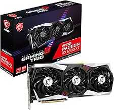 Gaming Radeon RX 6900 XT Boost Clock Up to 2340 MHz 256-bit 16GB GDDR6 DP/HDMI Triple Torx 4.0 Fans FreeSync DirectX 12 VR Ready RGB Graphics Card (RX 6900 XT Gaming X Trio 16G)