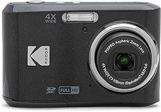 PIXPRO Friendly Zoom FZ45-BK 16MP Digital Camera with 4X Optical Zoom 27mm Wide Angle and 2.7" LCD Screen (Black)