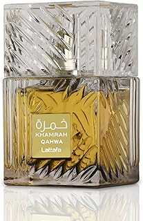 Khamrah Qahwa - Vanilla, Warm Spicy, Cinnamon, Sweet - Eau de Parfum Long-Lasting Fragrance for Unisex, 3.40 Ounce / 100 ml